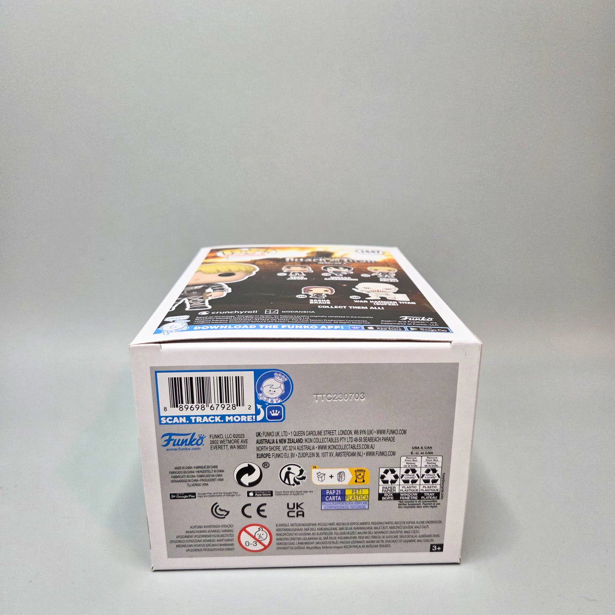 Funko Pop! Attack on Titan #1447 Armin Arlelt Chase Animation Vinylfigur