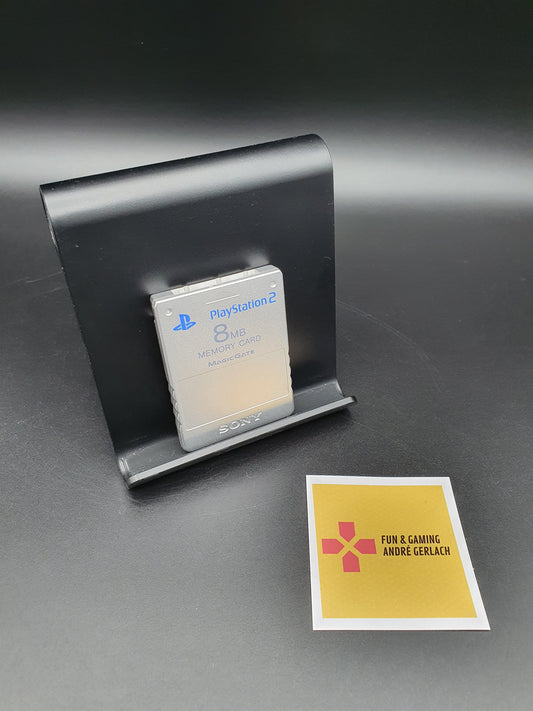 Sony Playstation 2 Memory Card 8 MB SCPH-10020 PS2 silber