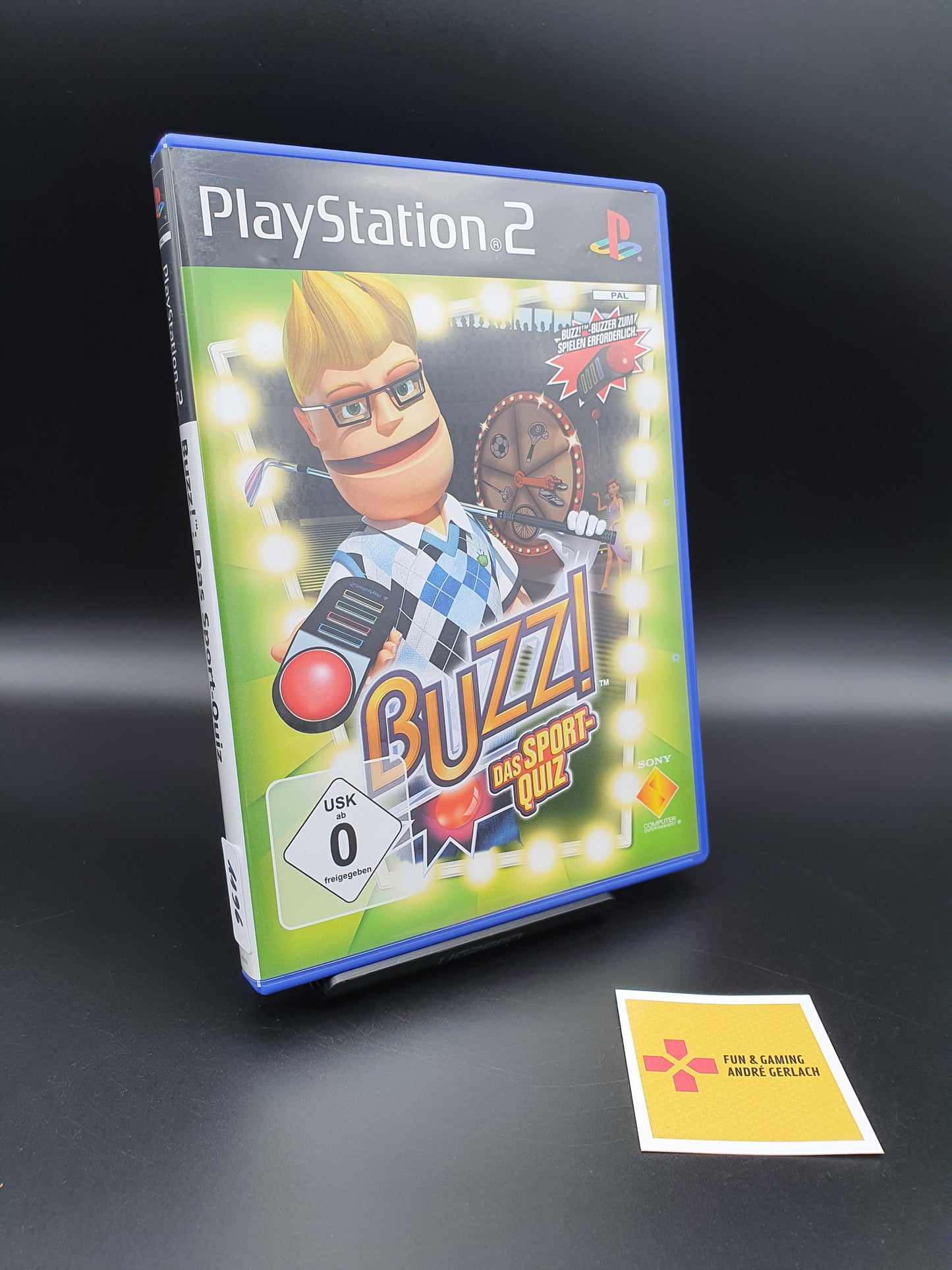 Playstation 2 Spiel: Buzz - Das Sport-Quiz			Zustand:	Sehr Gut