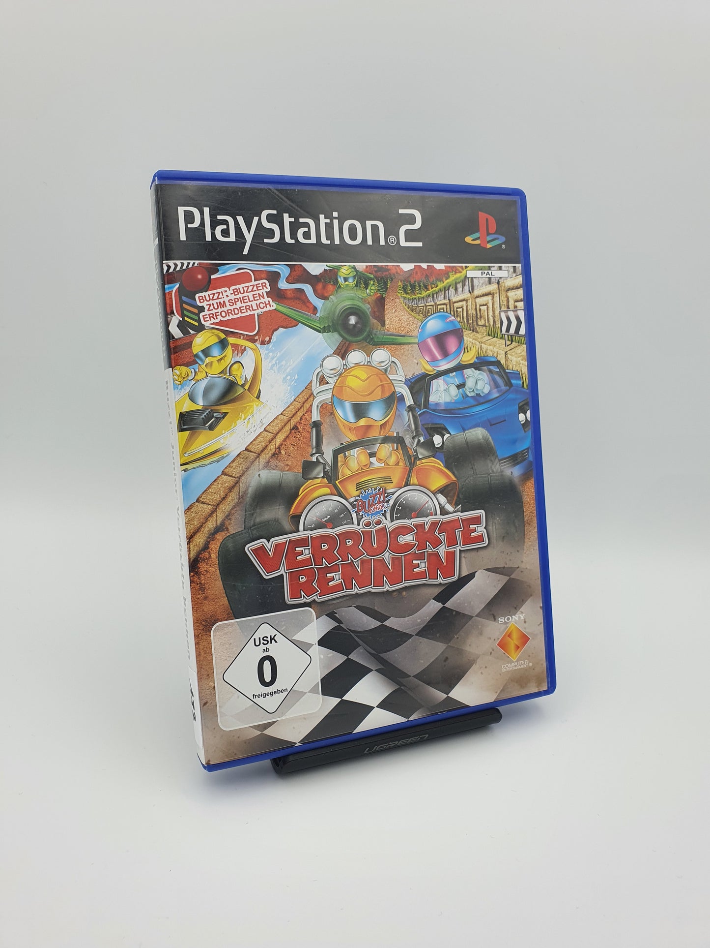 Playstation 2 Spiel: Buzz Junior - Verrückte Rennen Zustand: Sehr Gut