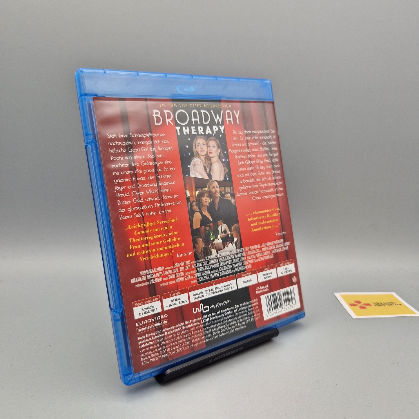 Blu-Ray Film: Broadway Therapy		Owen Wilson Zustand: Sehr Gut