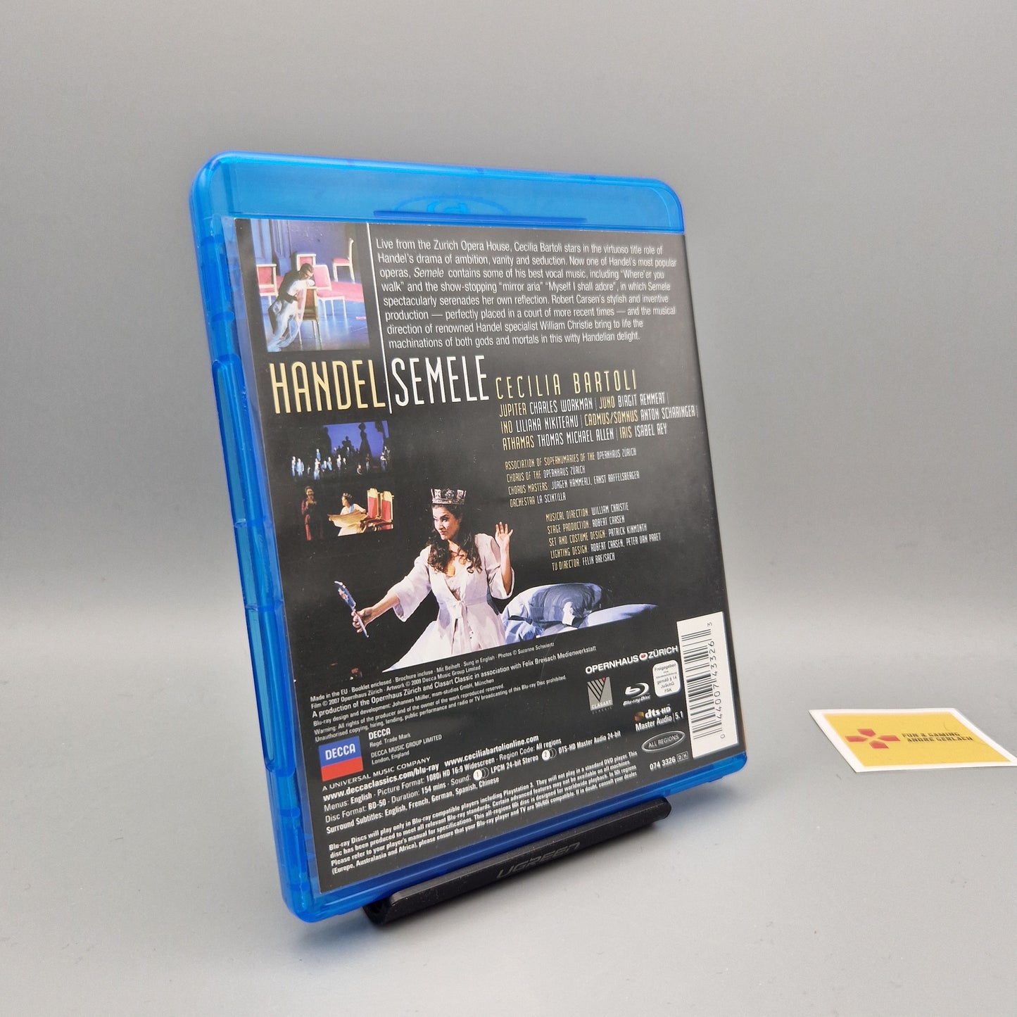 Blu-Ray Film: Cecilia Bartoli - Händel: Semele  Zustand: Sehr Gut