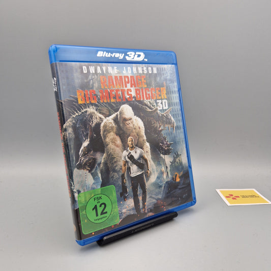 Blu-Ray Film: Rampage: Big Meets Bigger 3D only  Zustand: Sehr Gut
