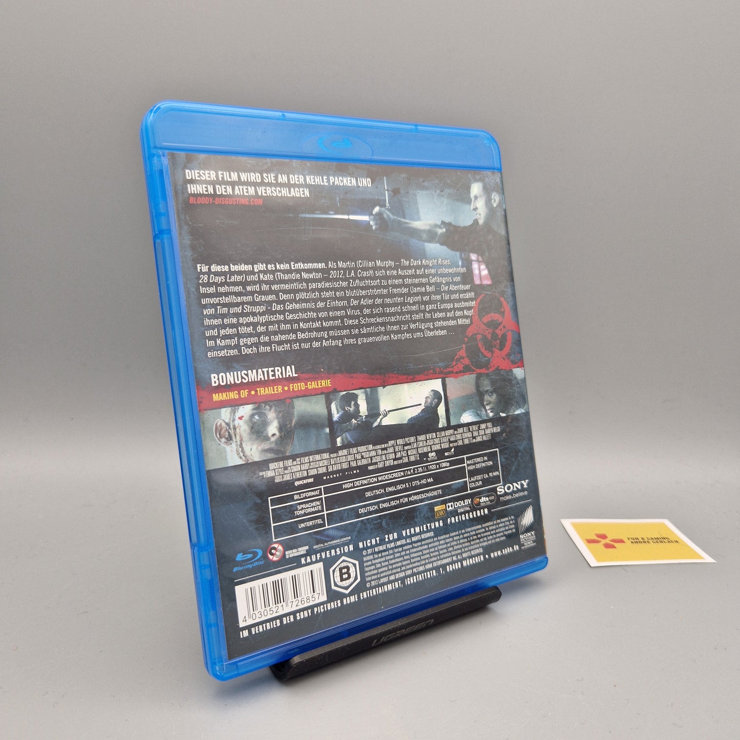 Blu-Ray Film: Retreat		Jamie Bell Zustand: Gut