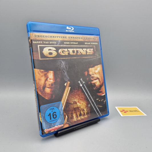 Blu-Ray Film: 6 Guns	Ungeschnittene Unrated Fassung Zustand: Sehr Gut