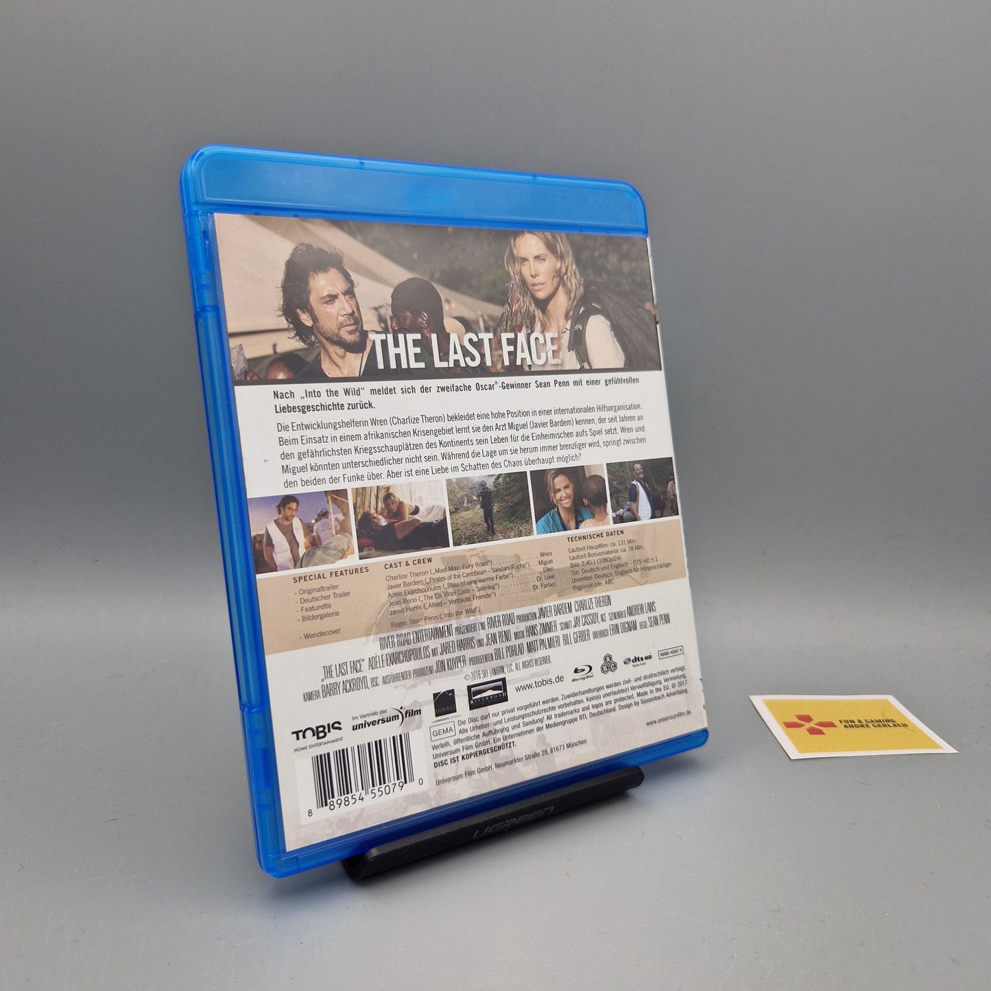 Blu-Ray Film: The Last Face		mit Charlize Theron Zustand: Sehr Gut