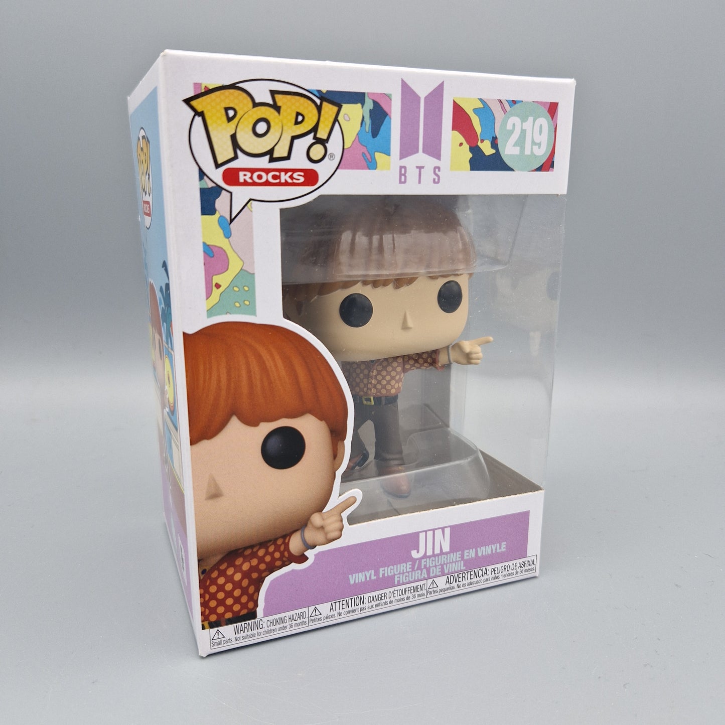 Funko Pop! Rocks	BTS	#219 Jin	Zustand:	Sehr Gut