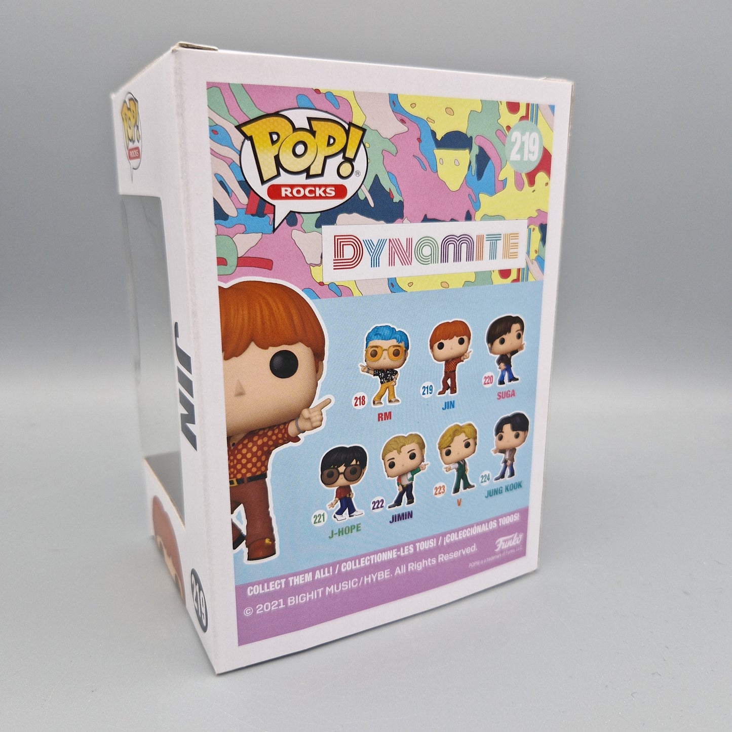 Funko Pop! Rocks	BTS	#219 Jin	Zustand:	Sehr Gut