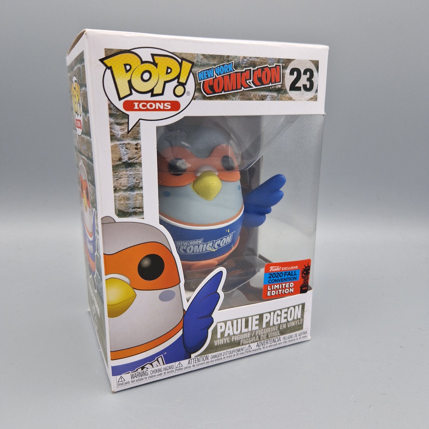 Funko Pop! Icons	New York Comic Con	#23	Paulie Pigeon	2020 Fall Convention	Zustand: Gut