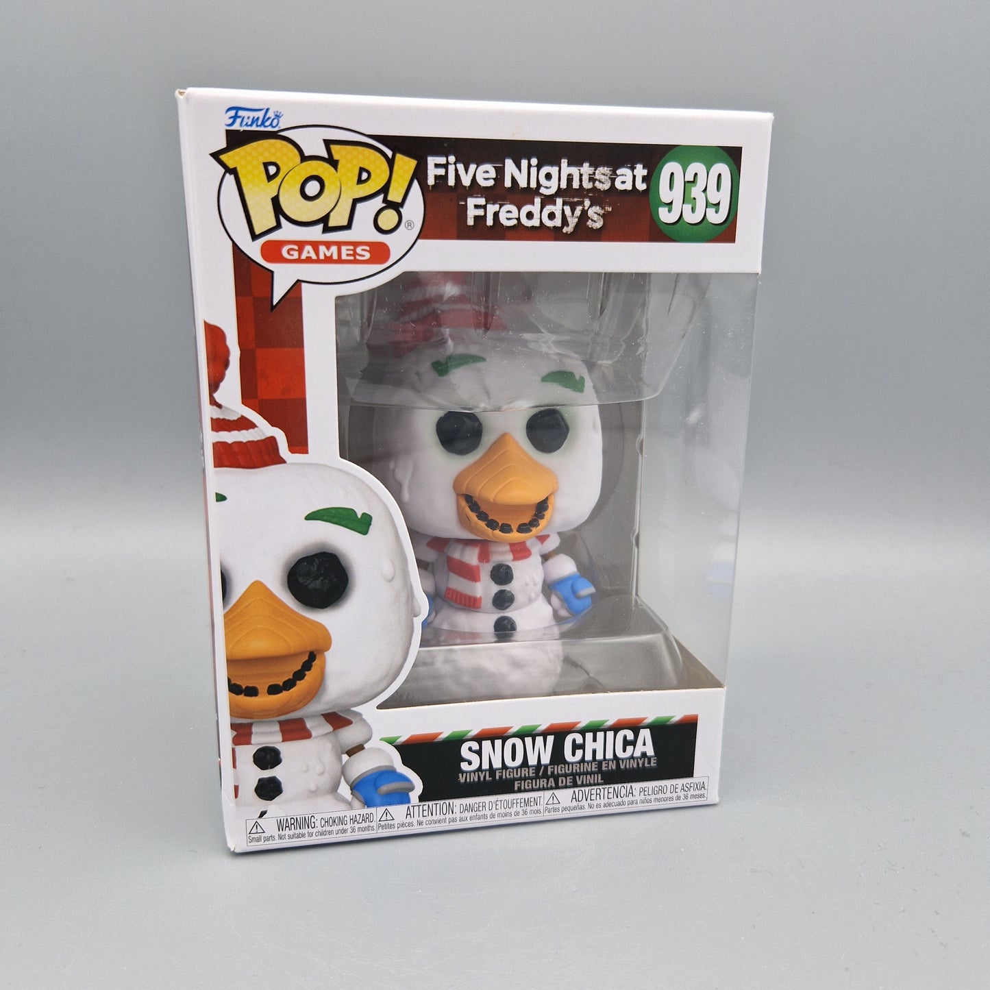 Funko Pop! Games	Five Nights at Freddy's	#939	Snow Chica Zustand:	Sehr Gut