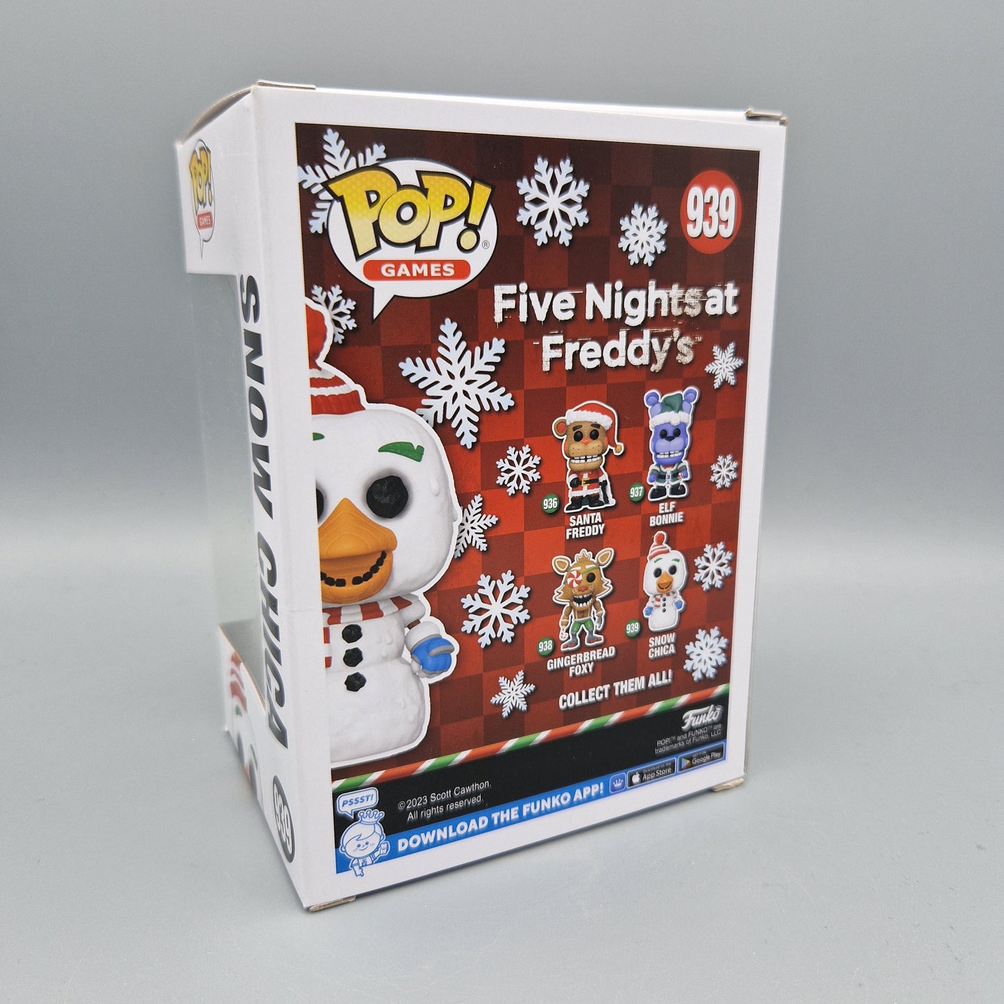 Funko Pop! Games	Five Nights at Freddy's	#939	Snow Chica Zustand:	Sehr Gut