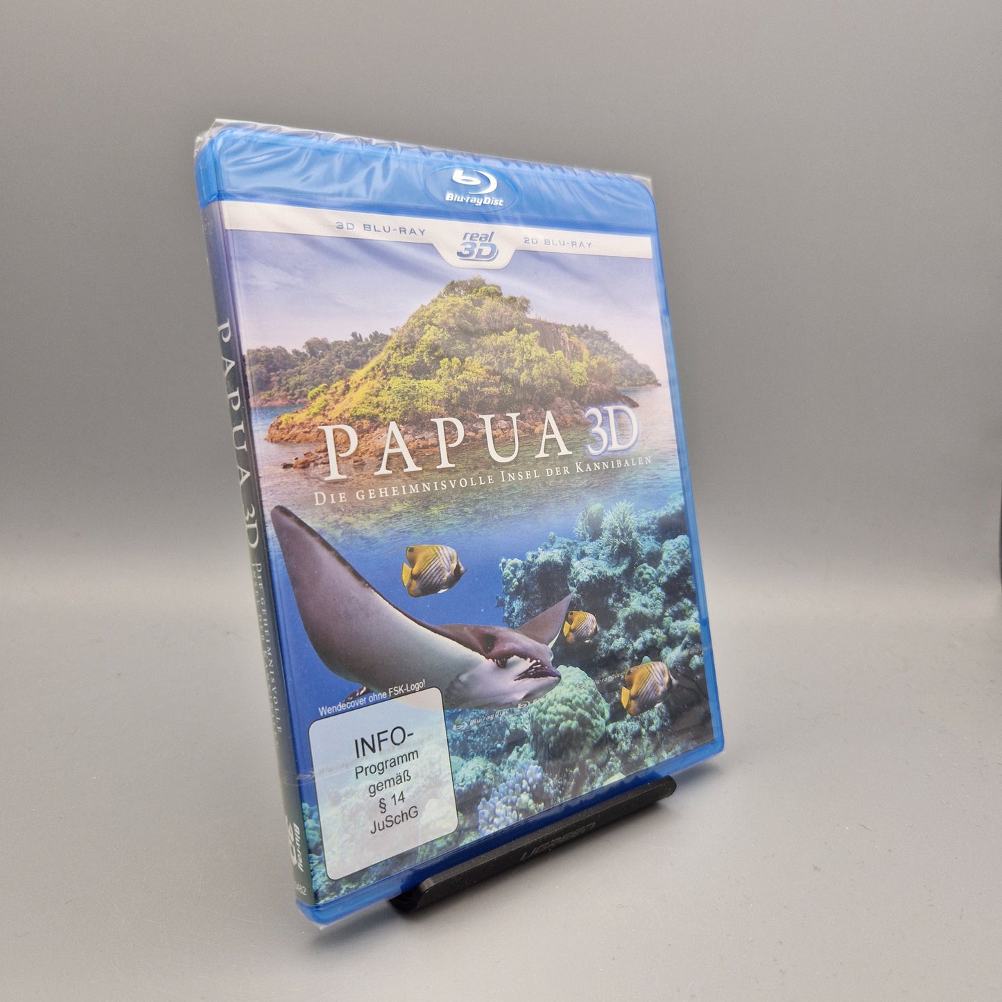 Blu-Ray Film: Papua - Die geheimnisvolle Insel der Kannibalen 3D + 2D Zustand: Neu