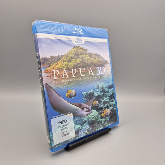 Blu-Ray Film: Papua - Die geheimnisvolle Insel der Kannibalen 3D + 2D Zustand: Neu