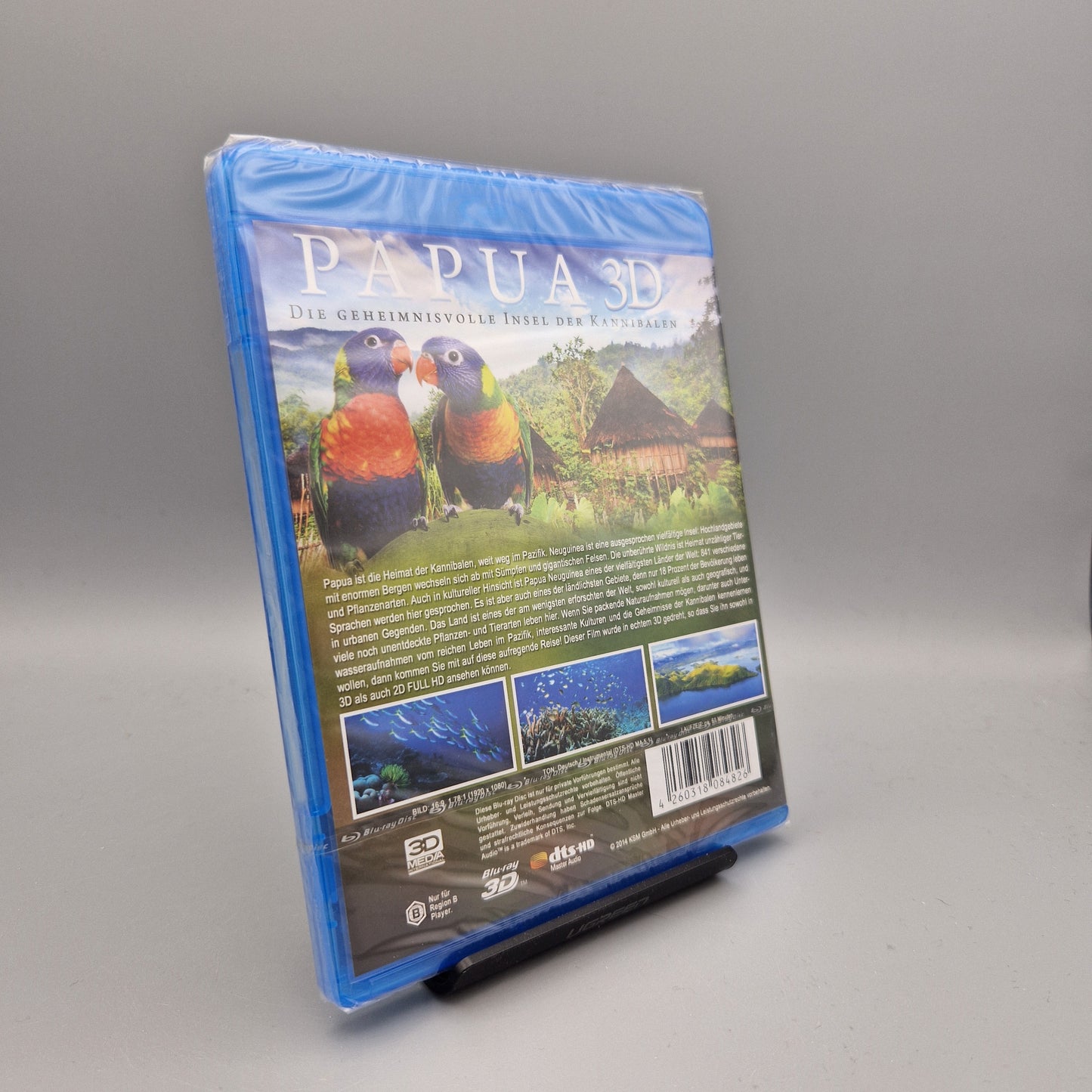 Blu-Ray Film: Papua - Die geheimnisvolle Insel der Kannibalen 3D + 2D Zustand: Neu