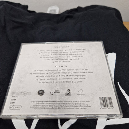 Chakuza - Suchen und Zerstören	Limited Edition Box-Set	Instrumentals-CD und Stift fehlen
