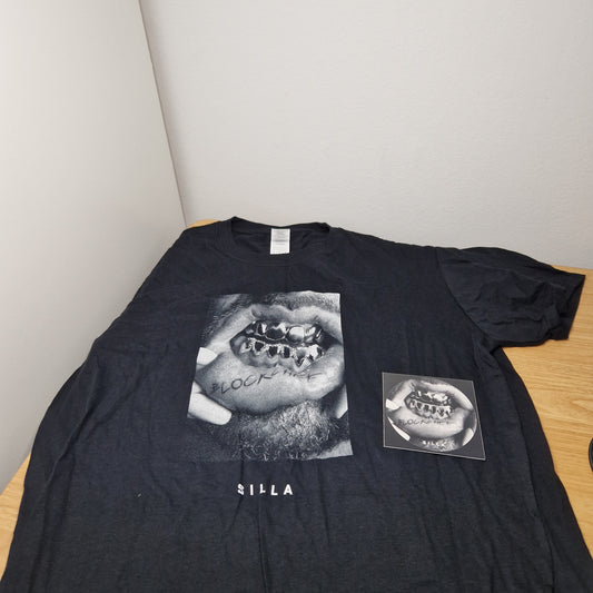 Silla - Blockchef T-Shirt Gr. L ungetragen und Blockchef-Sticker