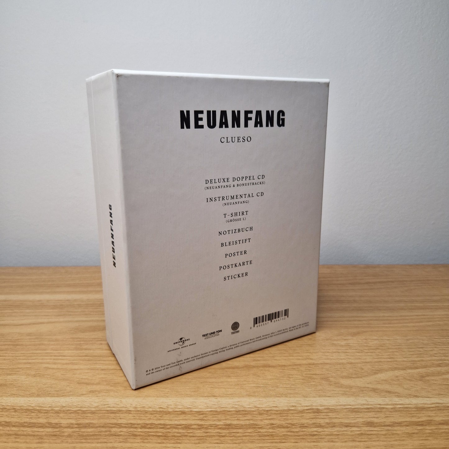 Clueso - Neuanfang	Deluxe Box Set	T-Shirt fehlt