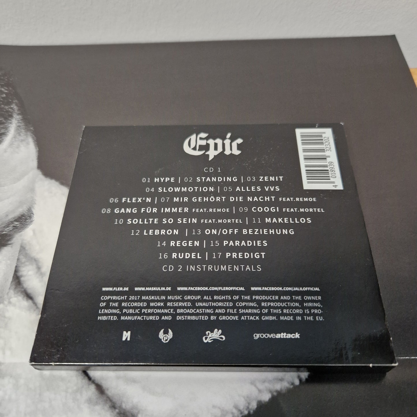 Fler & Jalil - Epic	Limited Fan Box	Parfum fehlt