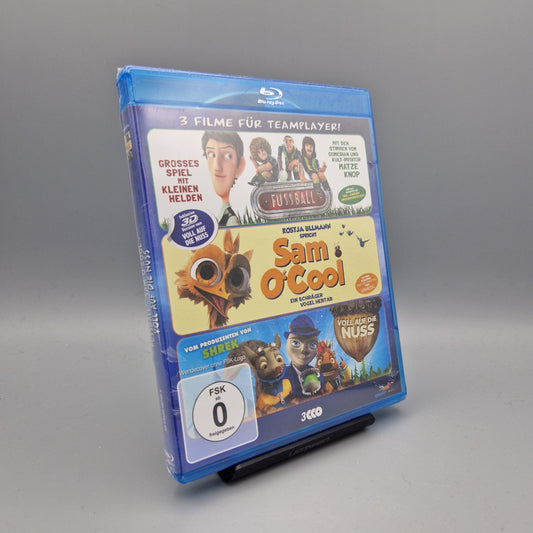 Blu-Ray 3-Film-Set: Teamplayer-Box: Fußball,Sam O'Cool und Voll auf die Nuss