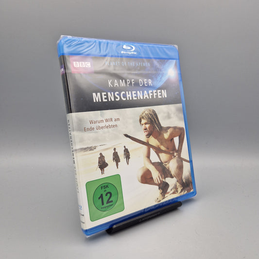 Blu-Ray Dokumentation: BBC Kampf der Menschenaffen - Warum WIR am Ende überlebten