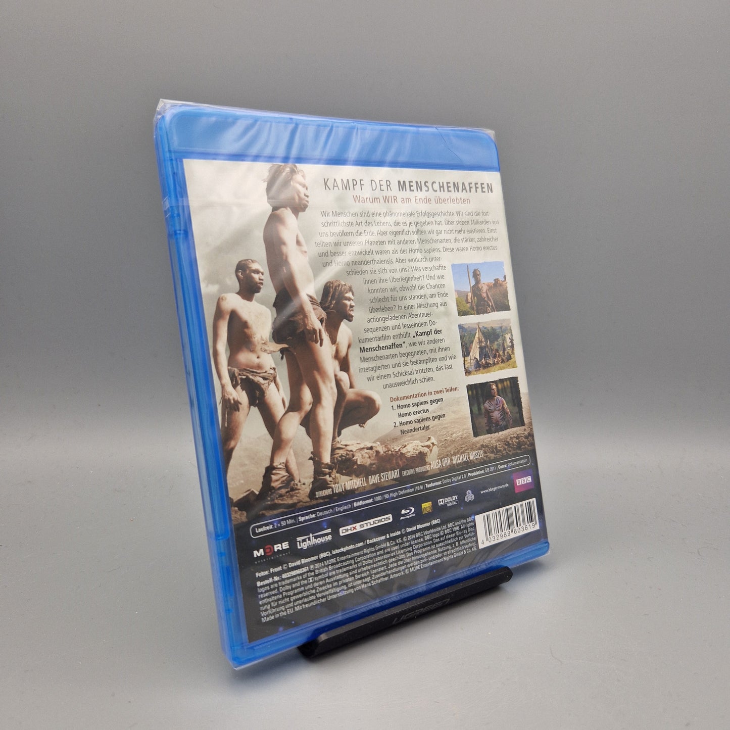 Blu-Ray Dokumentation: BBC Kampf der Menschenaffen - Warum WIR am Ende überlebten