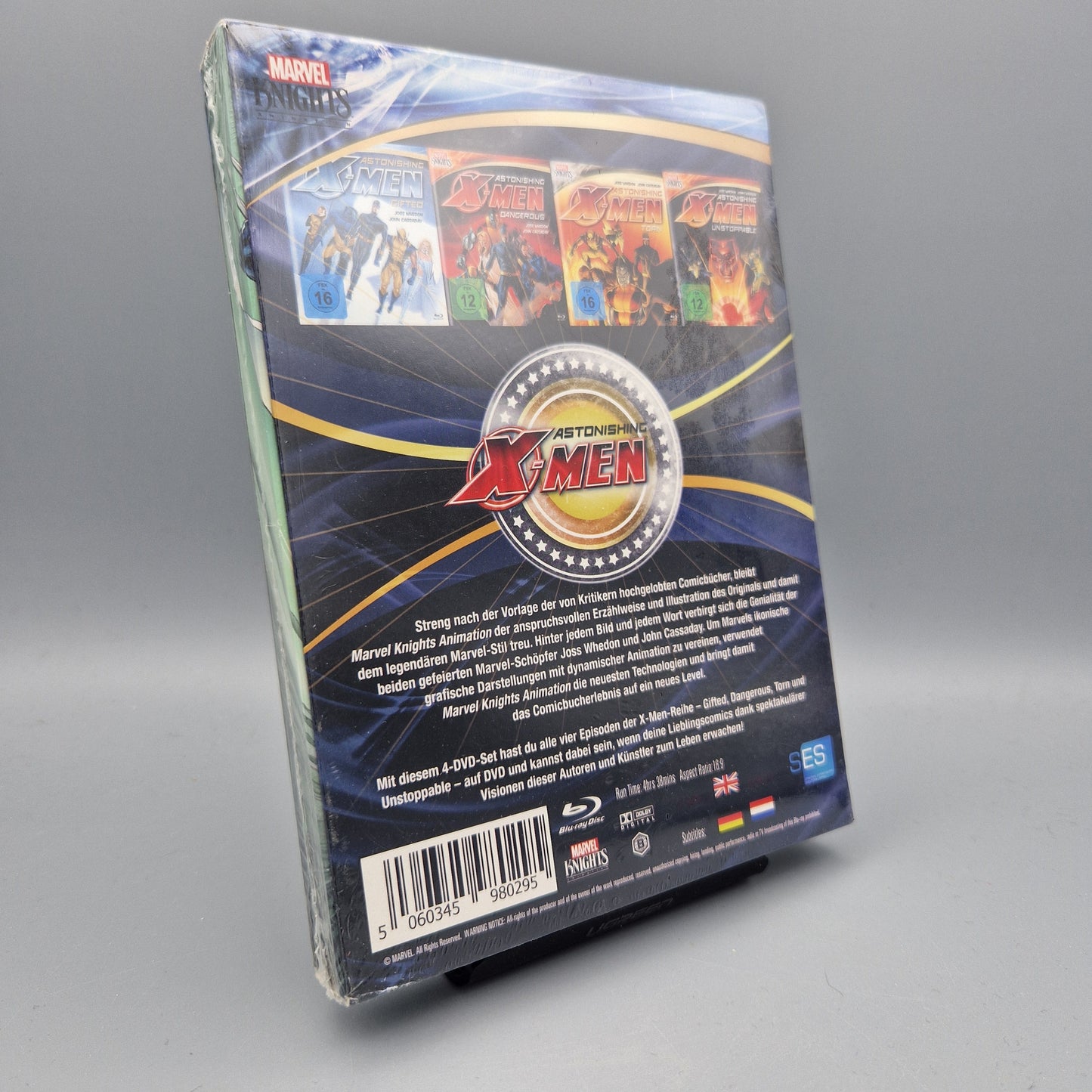 Blu-Ray Marvel Knights Animation: Astonishing X-Men Box	4-Filme-Set