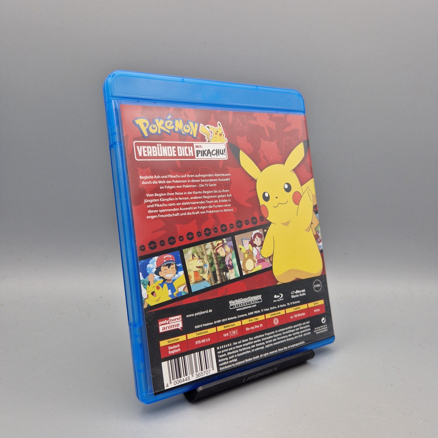 Blu-Ray Film: Pokémon - Verbünde dich mit Pikachu!			Zustand:	Sehr Gut