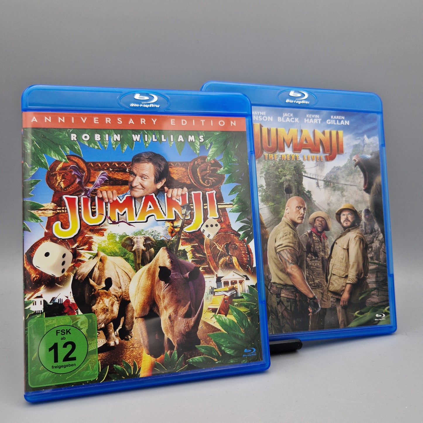 Blu-Ray Jumanji und Jumanji: The Next Level	2-Film-Bundle		Zustand:	Sehr Gut