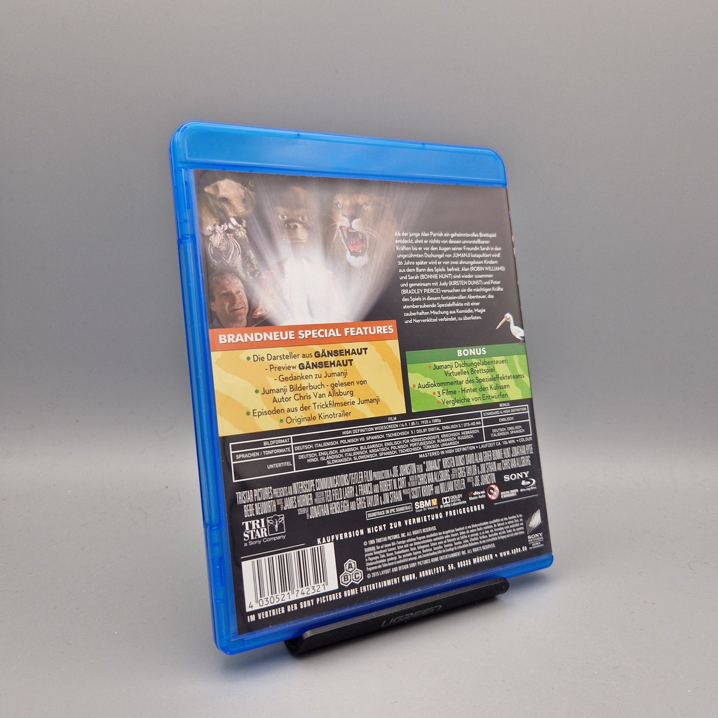 Blu-Ray Jumanji und Jumanji: The Next Level	2-Film-Bundle		Zustand:	Sehr Gut