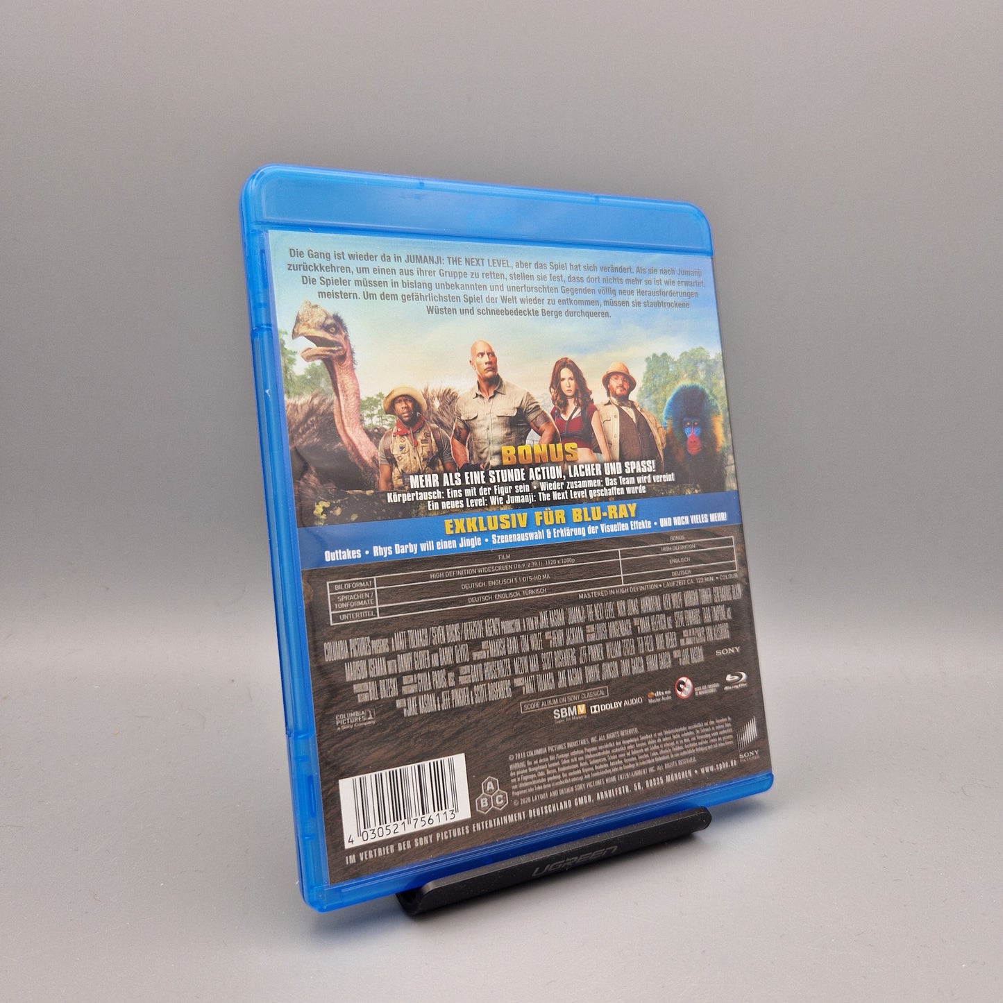 Blu-Ray Jumanji und Jumanji: The Next Level	2-Film-Bundle		Zustand:	Sehr Gut