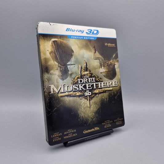 Blu-Ray Film: Die drei Musketiere 3D + 2D Premium Edition	Steelbook		Zustand:	Gut