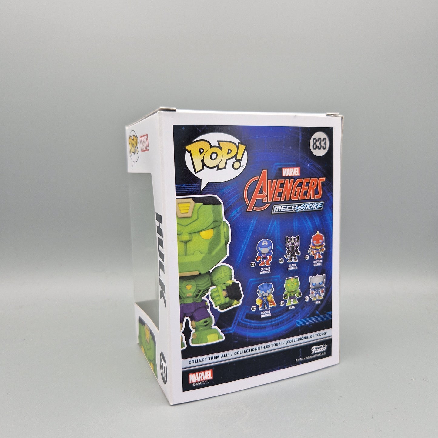 Funko Pop! Marvel - Avengers	#833 Hulk Mech Strike	Zustand:	Sehr Gut
