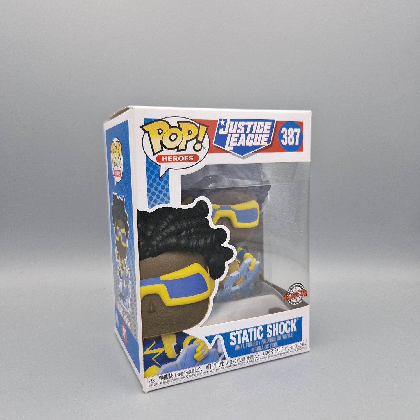 Funko Pop! Heroes	DC Justice League	#387 Static Shock	Special Edition