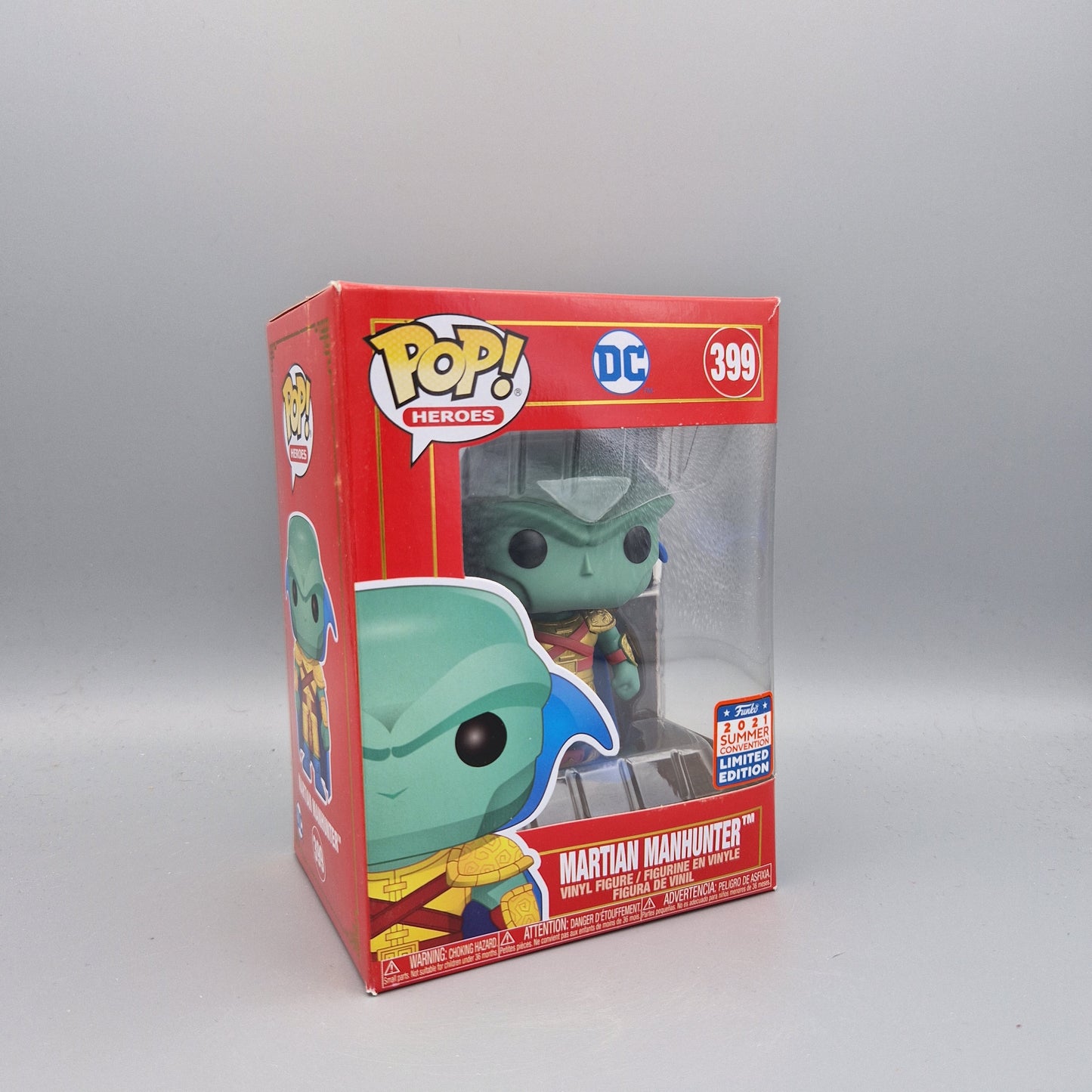 Funko Pop! Heroes	DC #399	Martian Manhunter	2021 Summer Convention		Zustand:	Gut