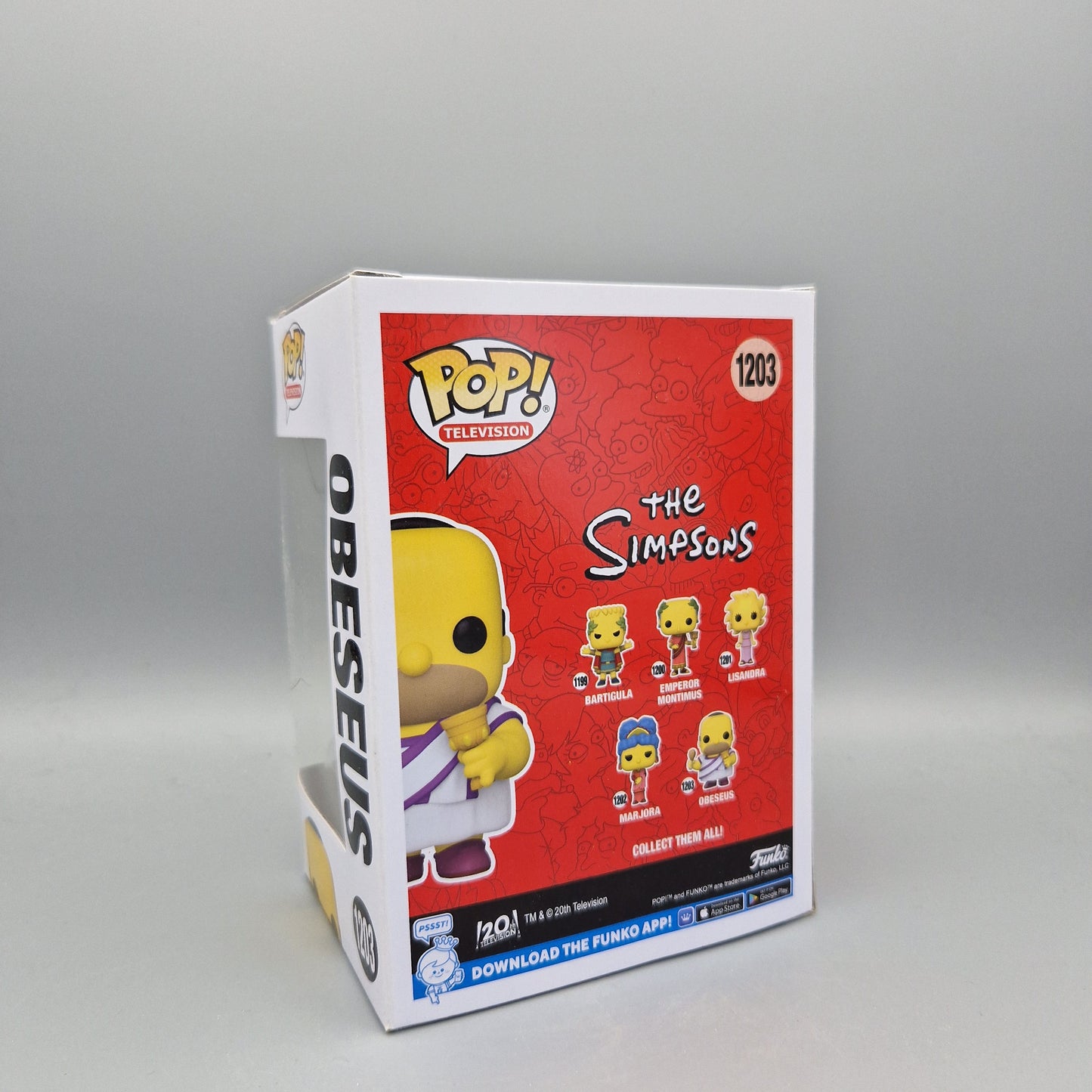 Funko Pop! Television	The Simpsons	#1203	Obeseus Homer Simpson			Zustand:	Sehr Gut