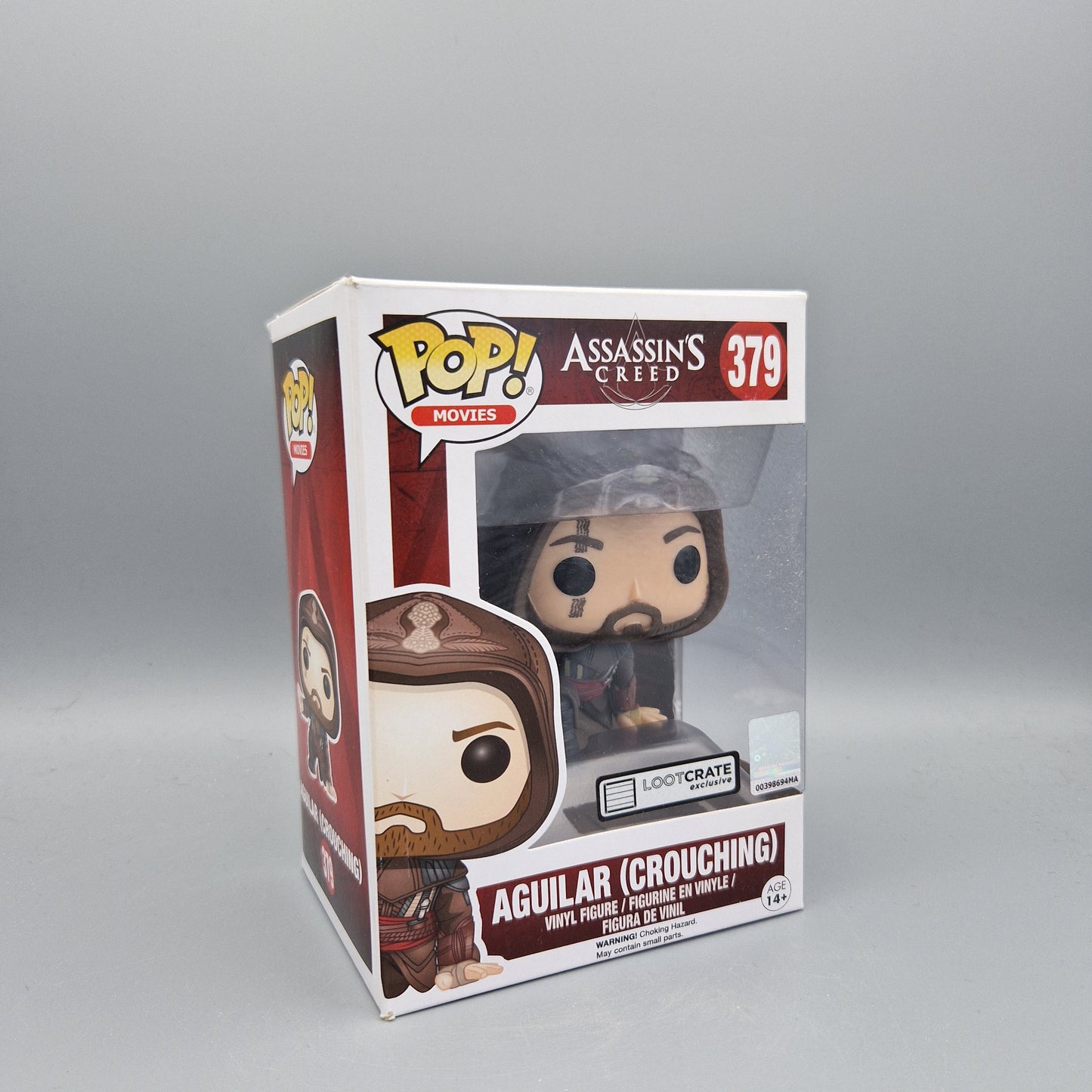 Funko Pop! Movies	Assassin's Creed	#379	Aguilar (Crouching)	Loot Crate exclusive Zustand:	Gut