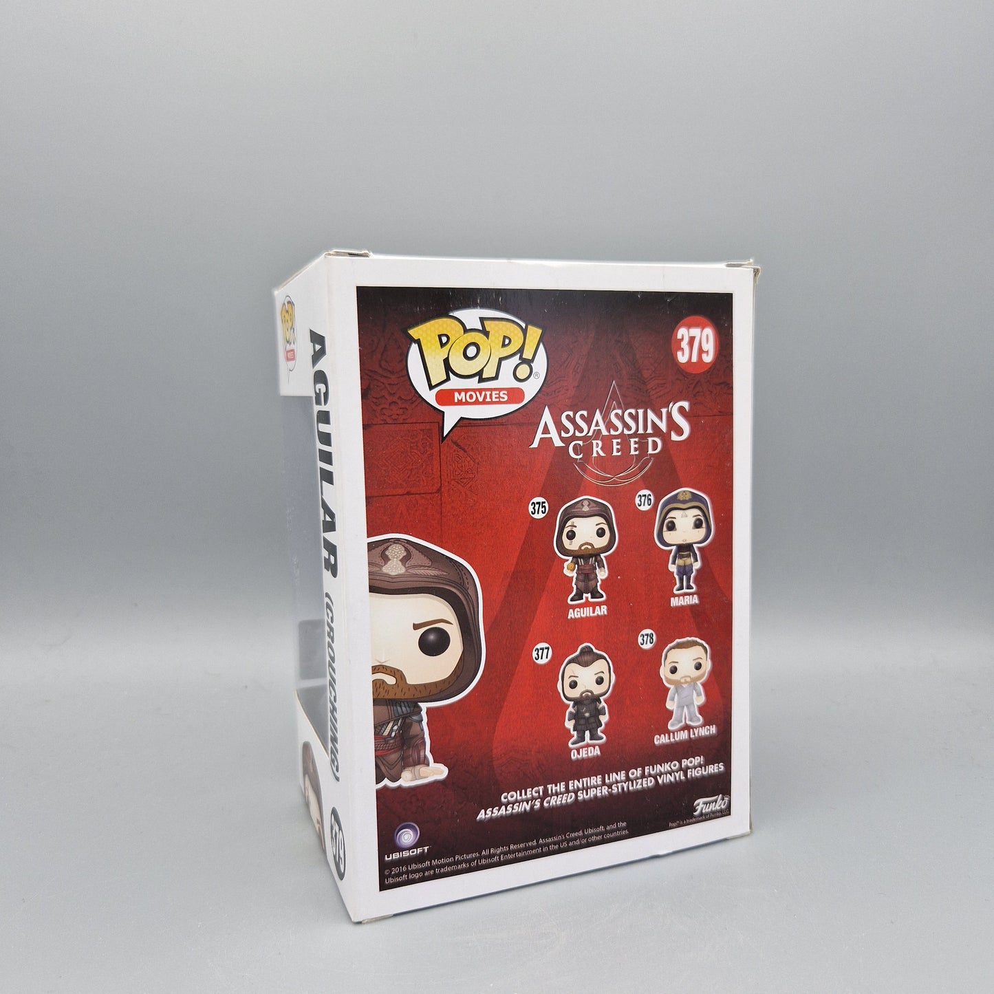 Funko Pop! Movies	Assassin's Creed	#379	Aguilar (Crouching)	Loot Crate exclusive Zustand:	Gut