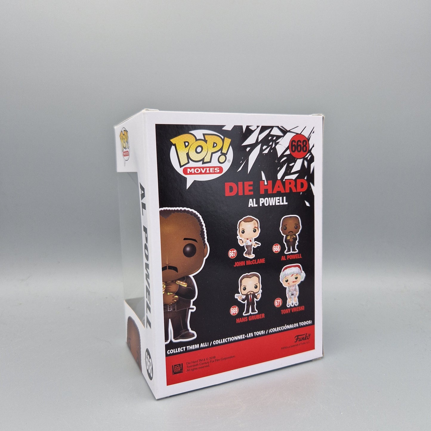 Funko Pop! Movies	Die Hard	#668	Al Powell			Zustand:	Gut