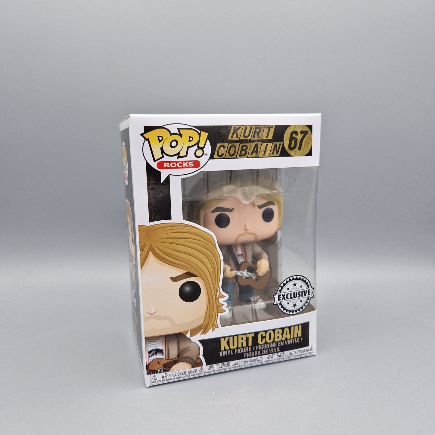 Funko Pop! Rocks	Kurt Cobain	#67	Kurt Cobain	Exclusive		Zustand:	Sehr Gut