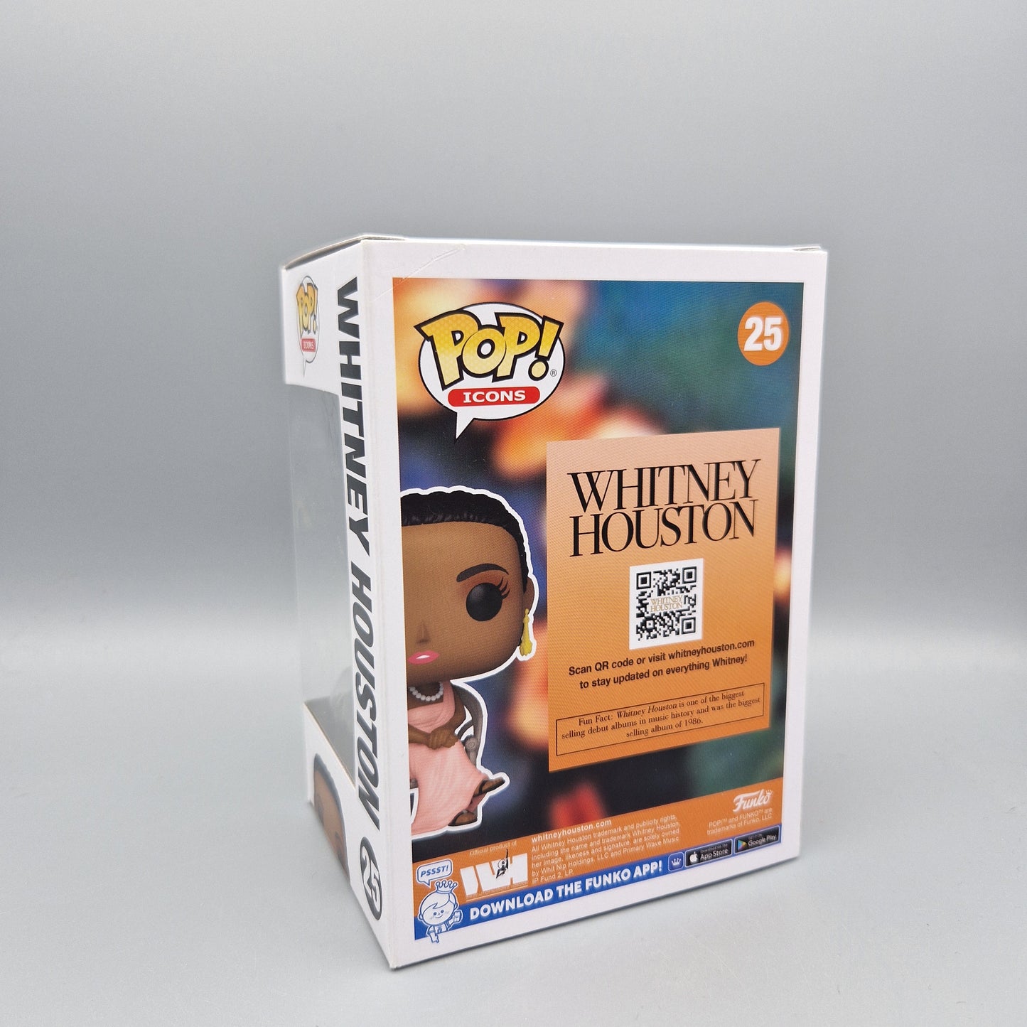 Funko Pop! Icons Whitney Houston	#25	Whitney Houston	Zustand:	Gut