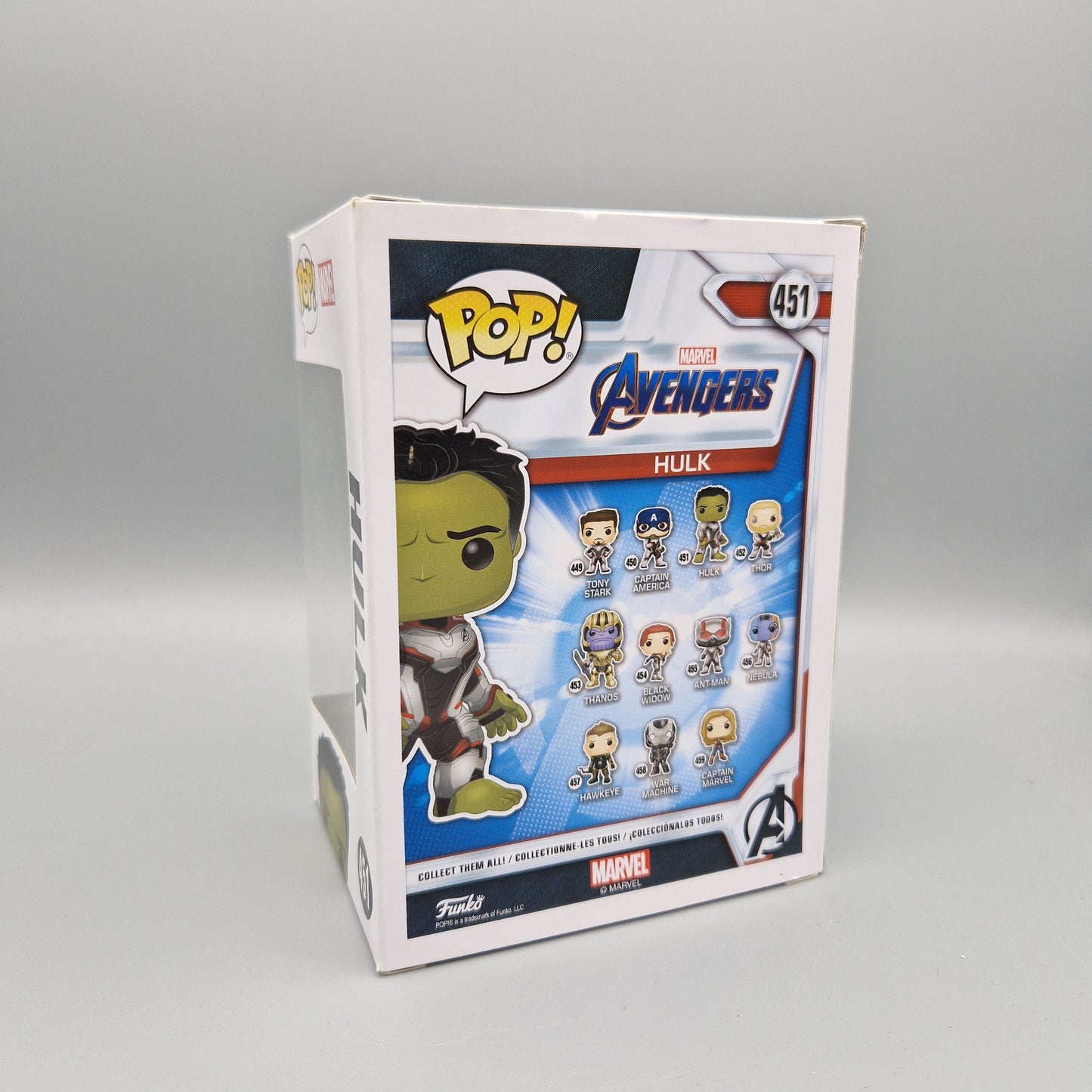 Funko Pop! Marvel - Avengers	#451	Hulk Zustand:	Gut