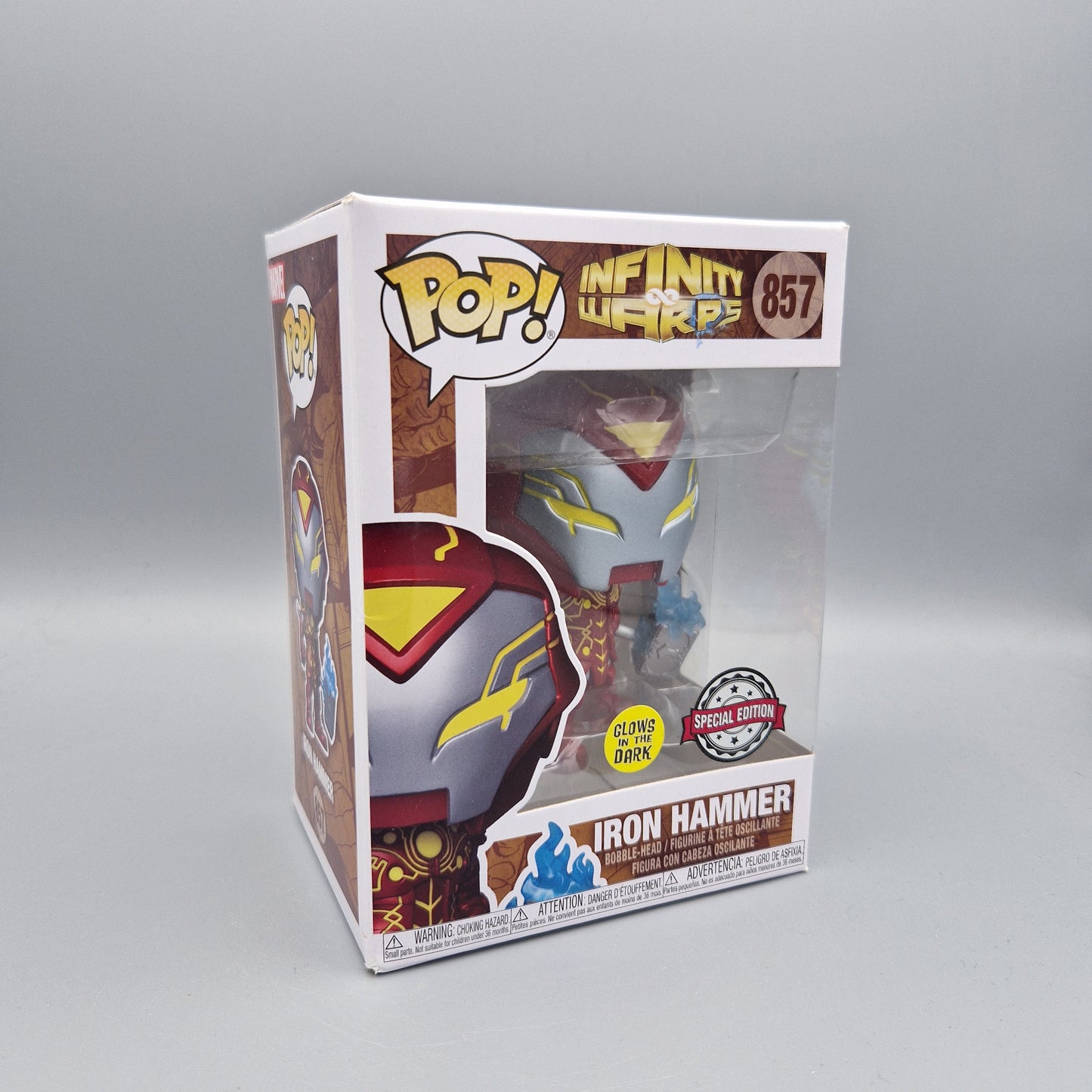 Funko Pop! Marvel - Infinity Warps	#857	Iron Hammer	Special Edition	Glows in the Dark