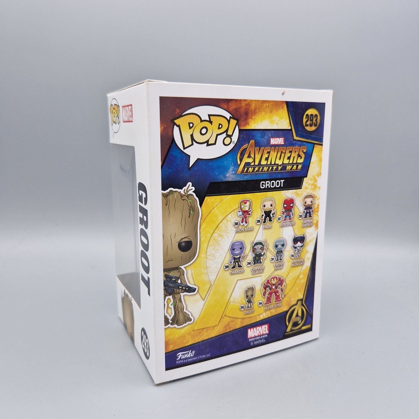 Funko Pop! Marvel - Avengers	#293	Groot			Zustand:	Sehr Gut