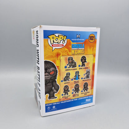 Funko Pop! Movies	Godzilla vs. Kong	#1021	Kong with Battle Axe	Special Edition	Flocked