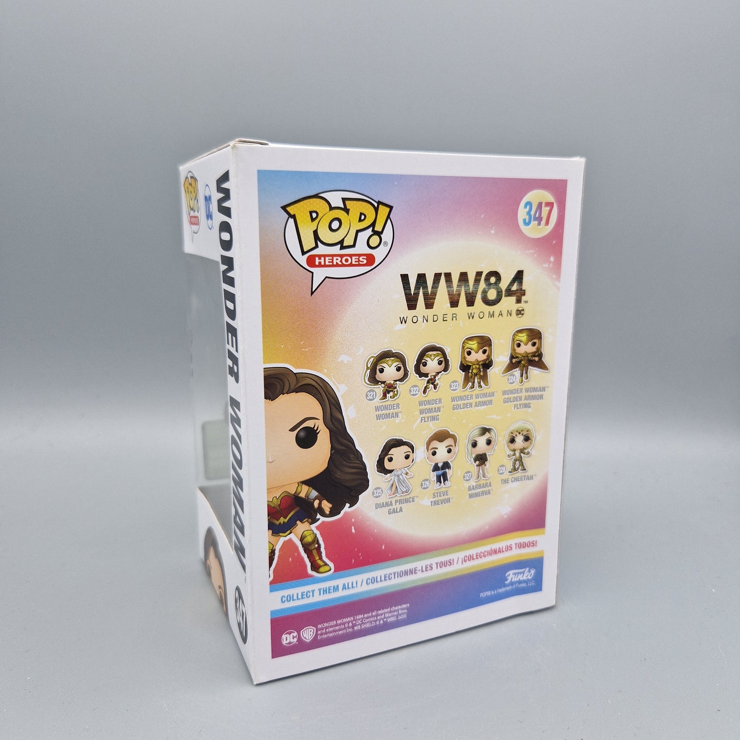 Funko Pop! Heroes	WW 84 	#347	Wonder Woman	2021 Spring Convention