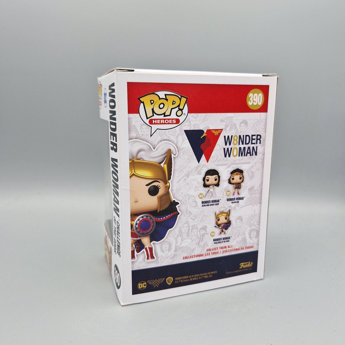 Funko Pop! Heroes	Wonder Woman 80th	#390	Wonder Woman (Challenge of the Gods)			Zustand:	Gut