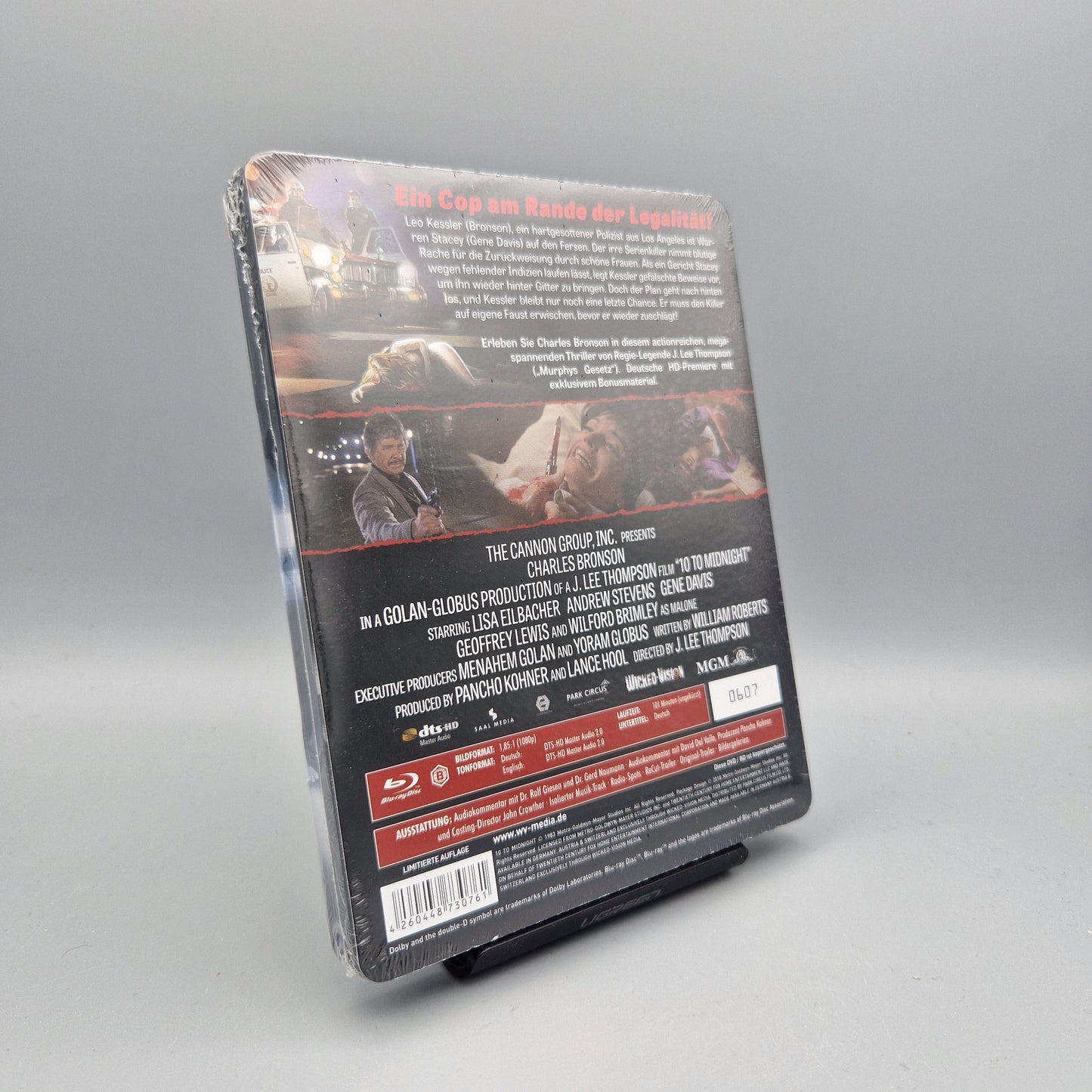 Blu-Ray Film: 10 to Midnight	Steelbook	Nr. 607 von 1000