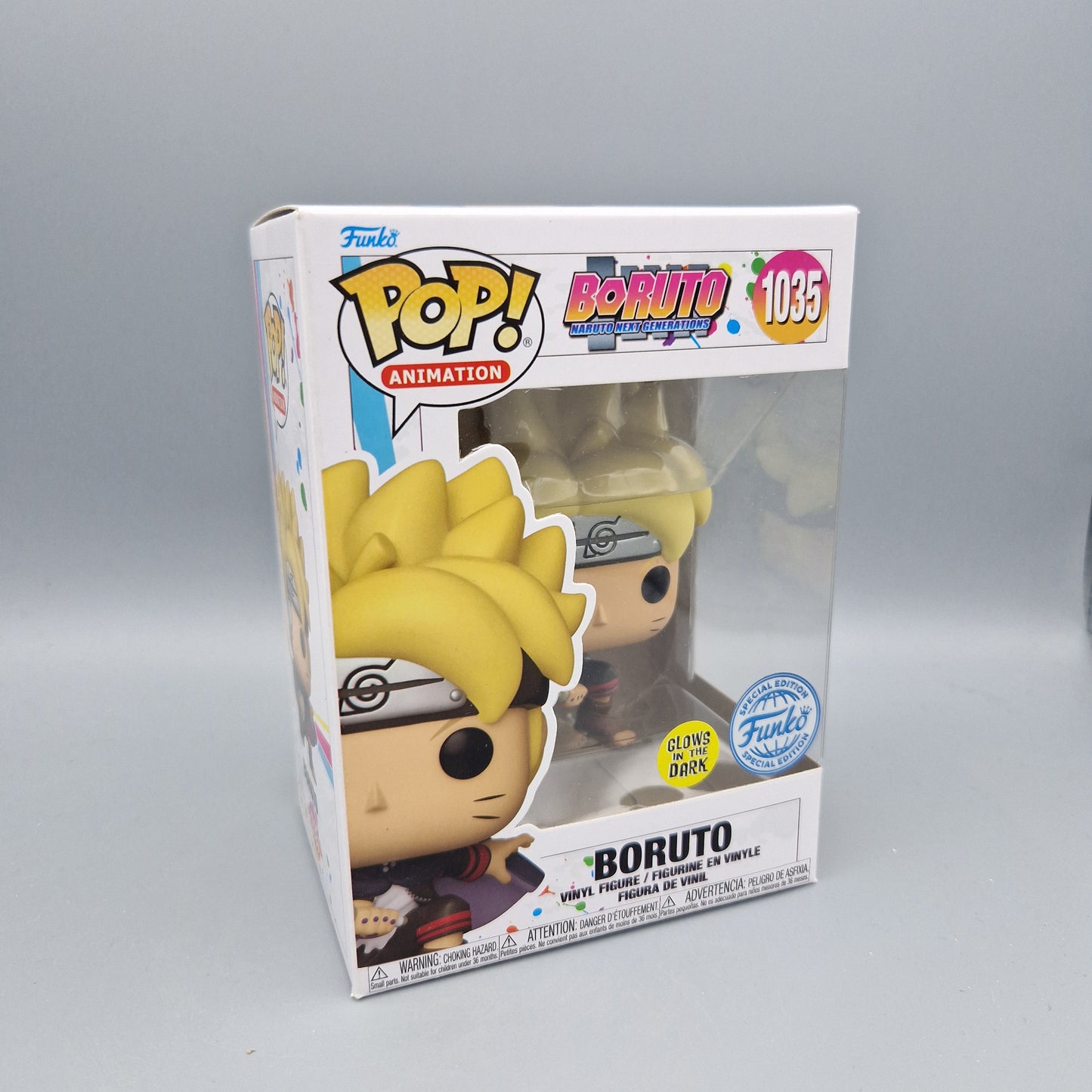 Funko Pop! Animation	Boruto: Naruto Next Generations	#1035	Boruto	Special Edition	Glows in the Dark