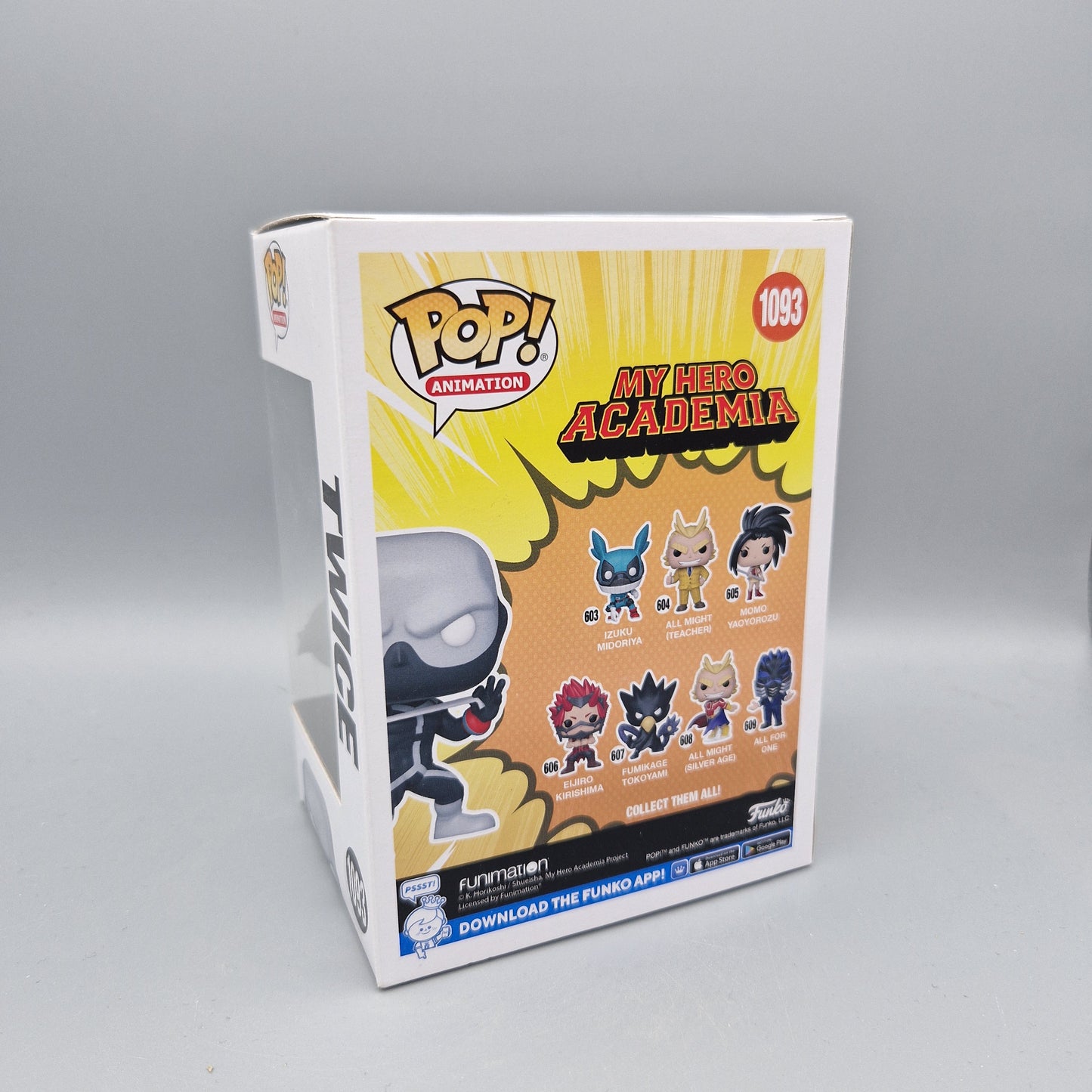 Funko Pop! Animation	My Hero Academia	#1093	Twice	Special Edition