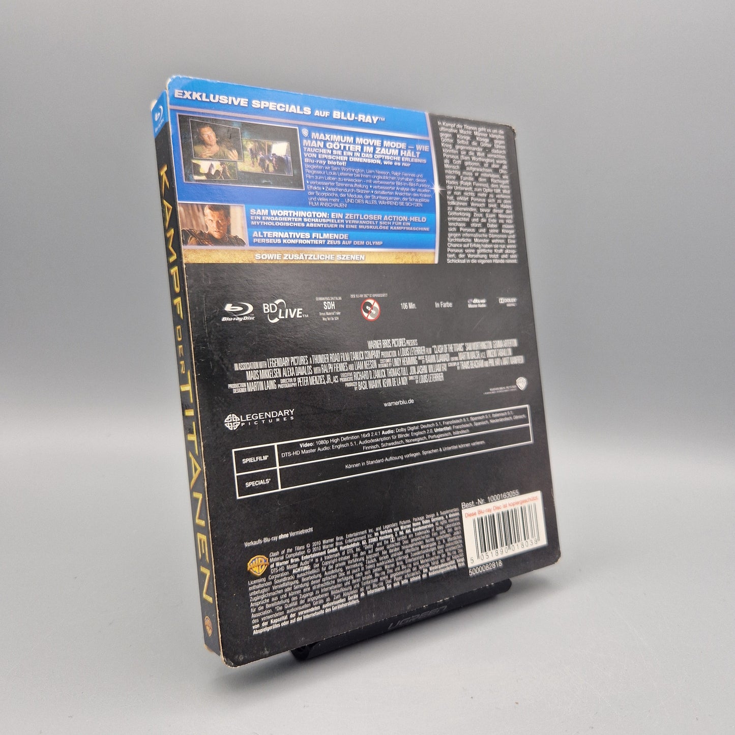 Blu-Ray Film: Kampf der Titanen	Steelbook		Zustand:	Gut